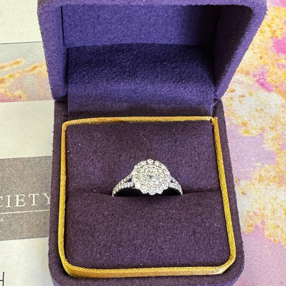 White Gold Diamond Ring